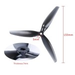 HQprop HQ 7X4X3 7040 Propeller 7*4 3-Blade Prop CW & CCW for RC FPV Freestyle 7inch